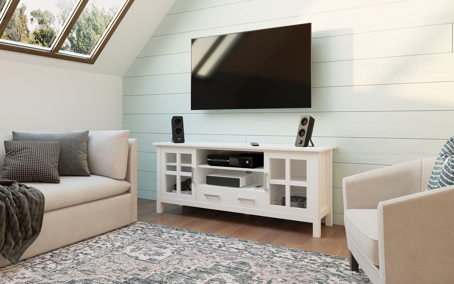 White | Kitchener TV Stand