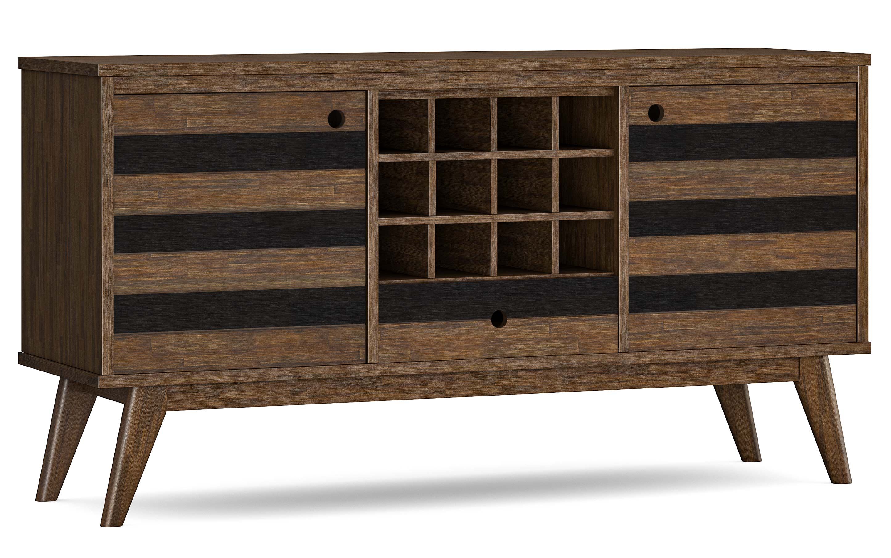 Tv console discount with wine storage