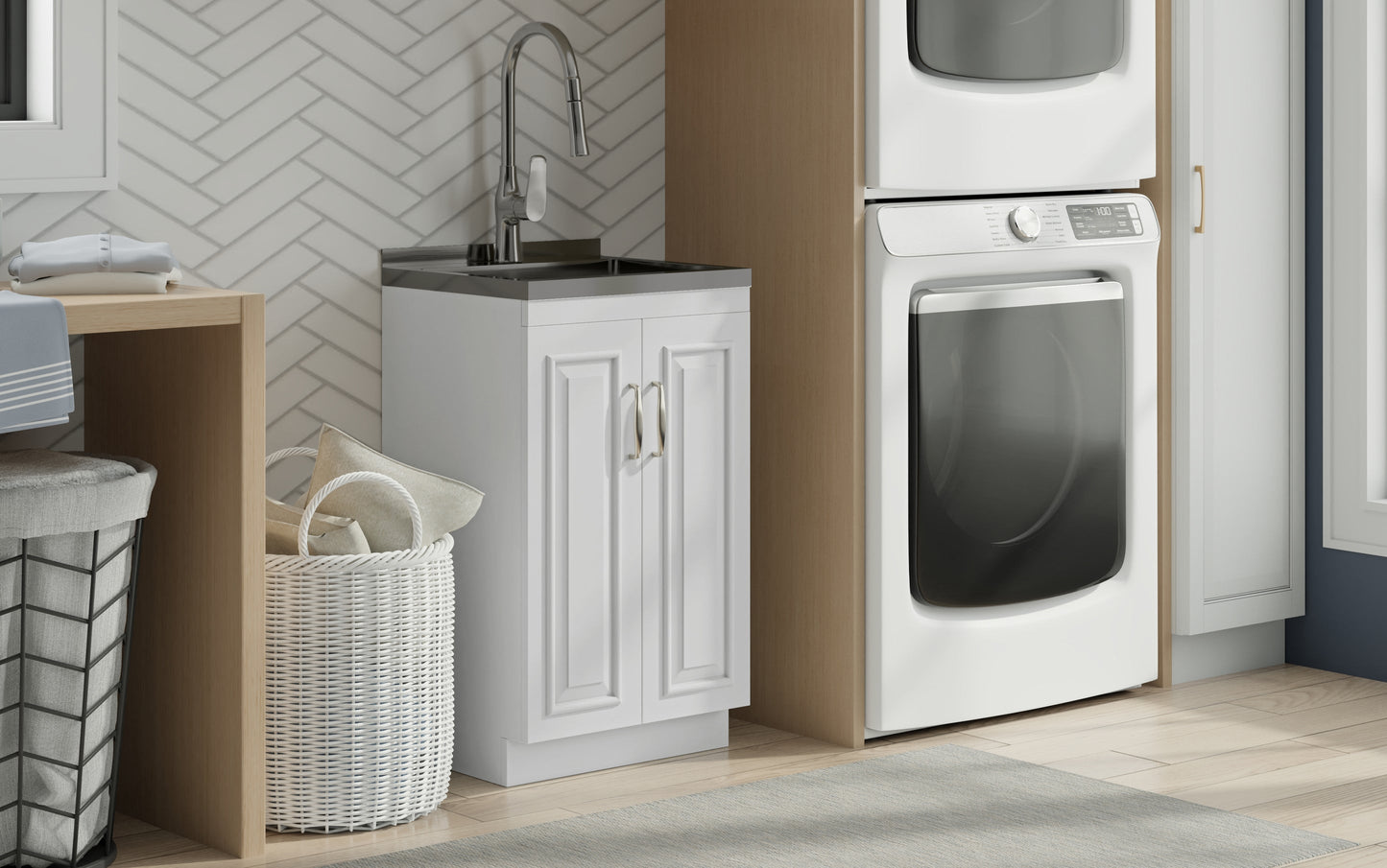 Darwin All-In-One 20-inch Laundry Utility Sink and Cabinet