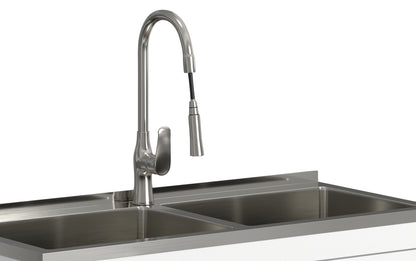 Darwin All-In-One 46-inch Laundry Utility Sink and Cabinet