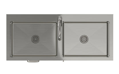 Darwin All-In-One 46-inch Laundry Utility Sink and Cabinet