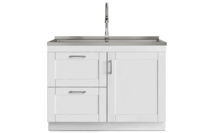 Modern Wide Shaker 46 inch Laundry Cabinet 