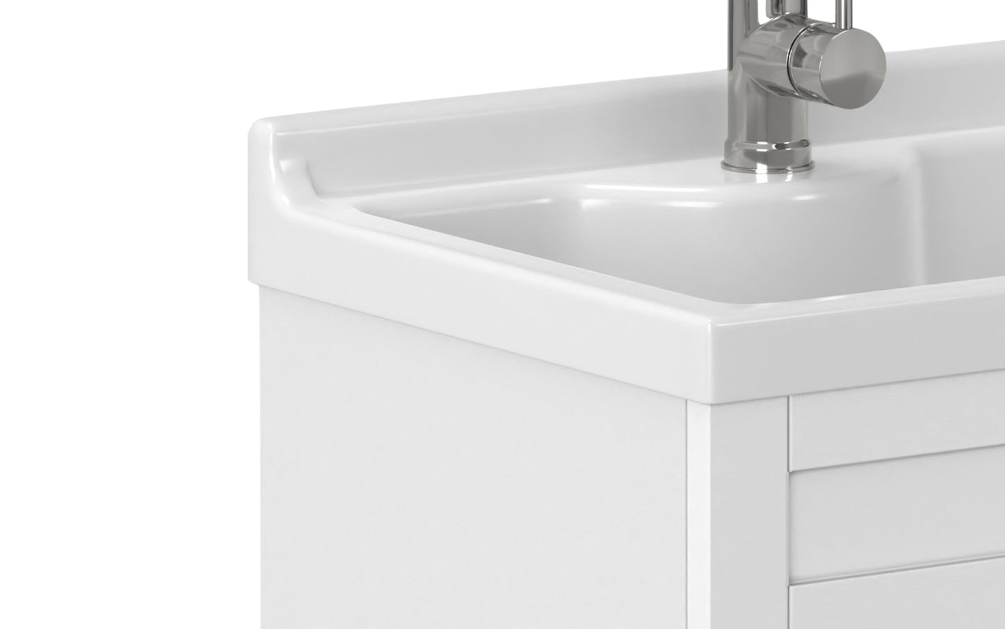 Hennessy 24-inch ABS Utility Sink & Cabinet