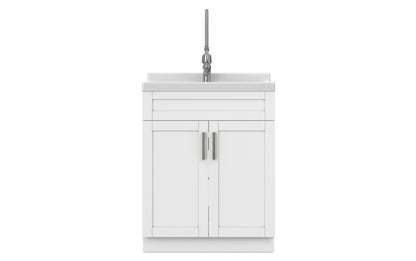 Hennessy 28-inch ABS Utility Sink & Cabinet