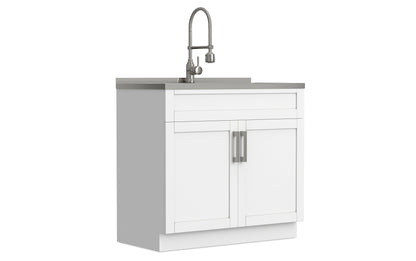 Hennessy All-In-One 36-inch Laundry Utility Sink and Cabinet