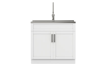 Hennessy All-In-One 36-inch Laundry Utility Sink and Cabinet