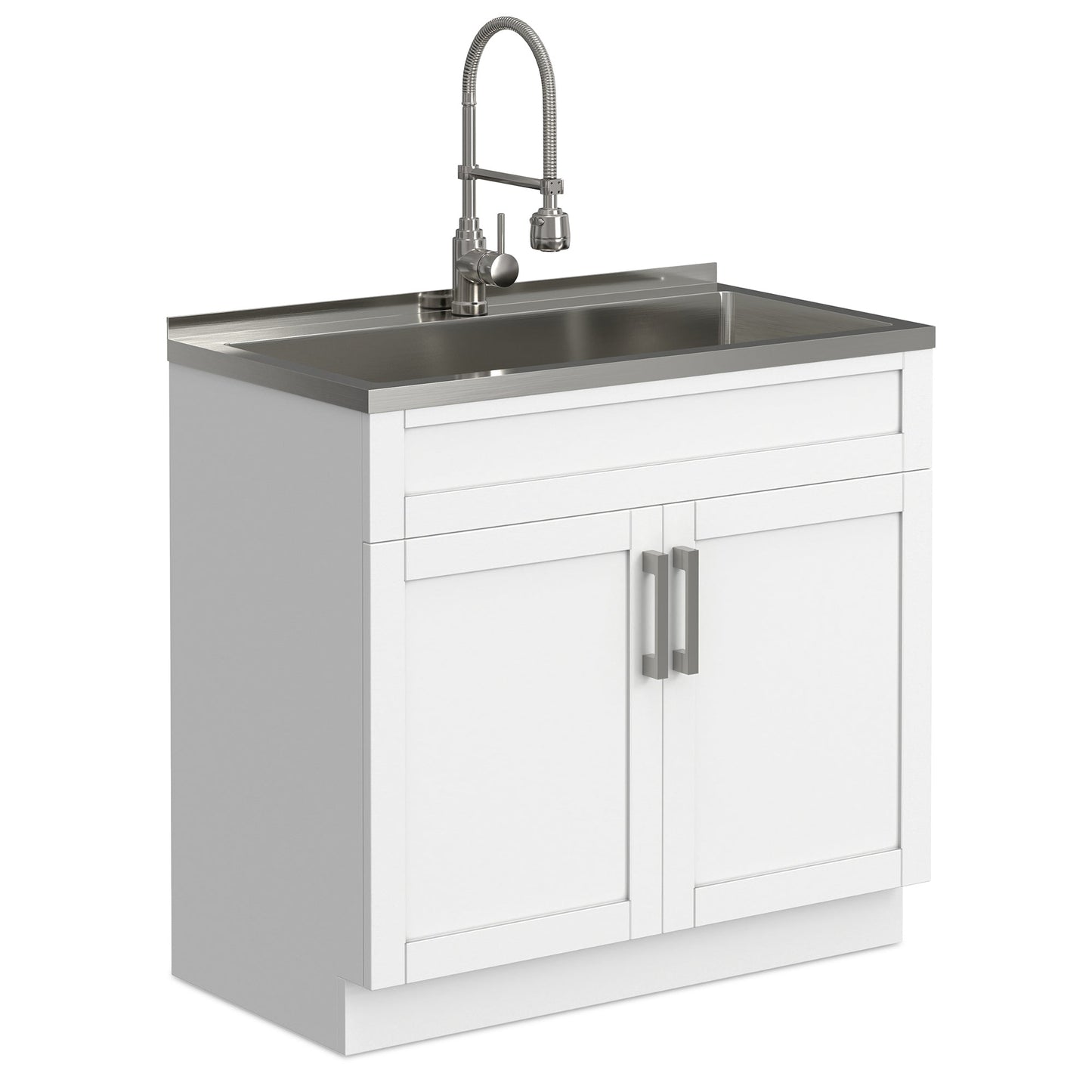 Hennessy All-In-One 36-inch Laundry Utility Sink and Cabinet