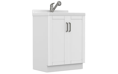 Kyle All-In-One 28-inch Laundry Utility Sink and Cabinet