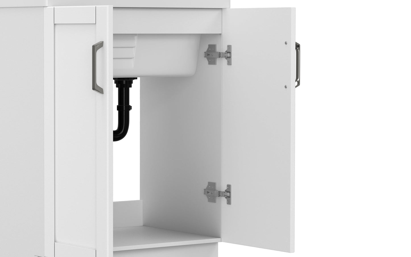 Kyle All-In-One 28-inch Laundry Utility Sink and Cabinet