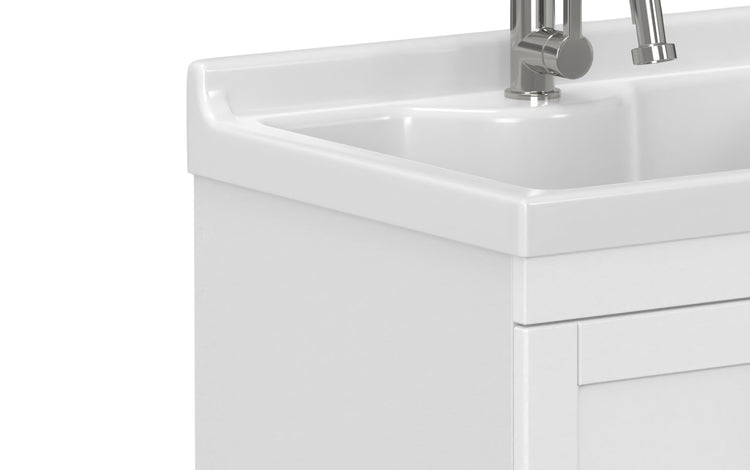 Maile All-In-One 24-inch Laundry Utility Sink and Cabinet