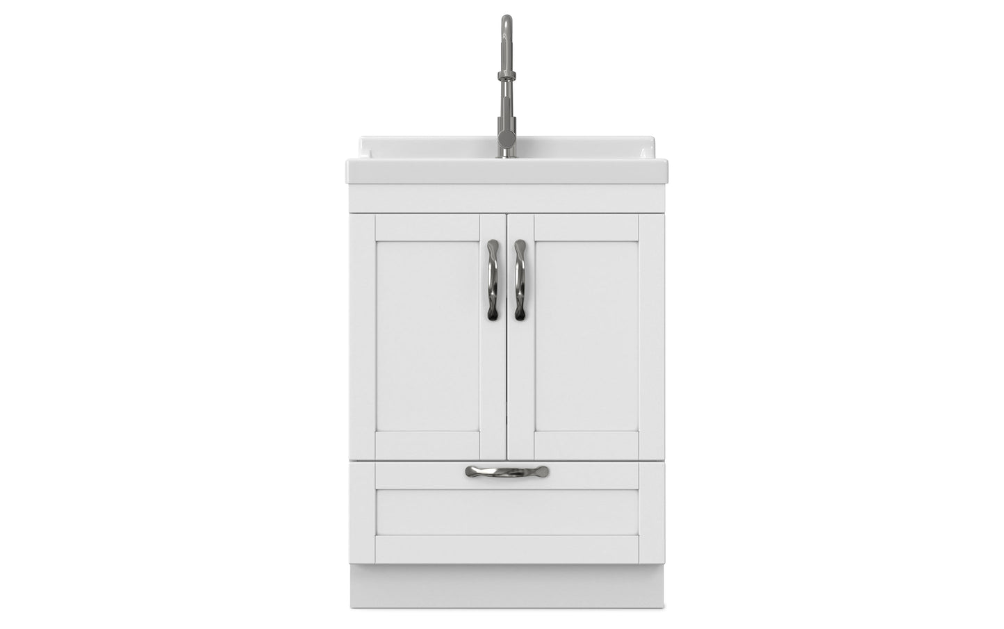 Maile All-In-One 24-inch Laundry Utility Sink and Cabinet