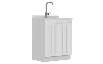 Murphy All-In-One 28-inch Laundry Utility Sink and Cabinet with ABS Sink