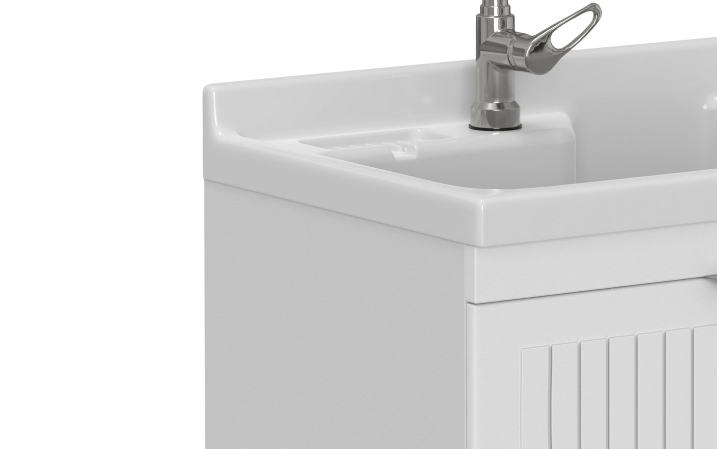 Murphy All-In-One 28-inch Laundry Utility Sink and Cabinet with ABS Sink