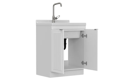 Murphy All-In-One 28-inch Laundry Utility Sink and Cabinet with ABS Sink