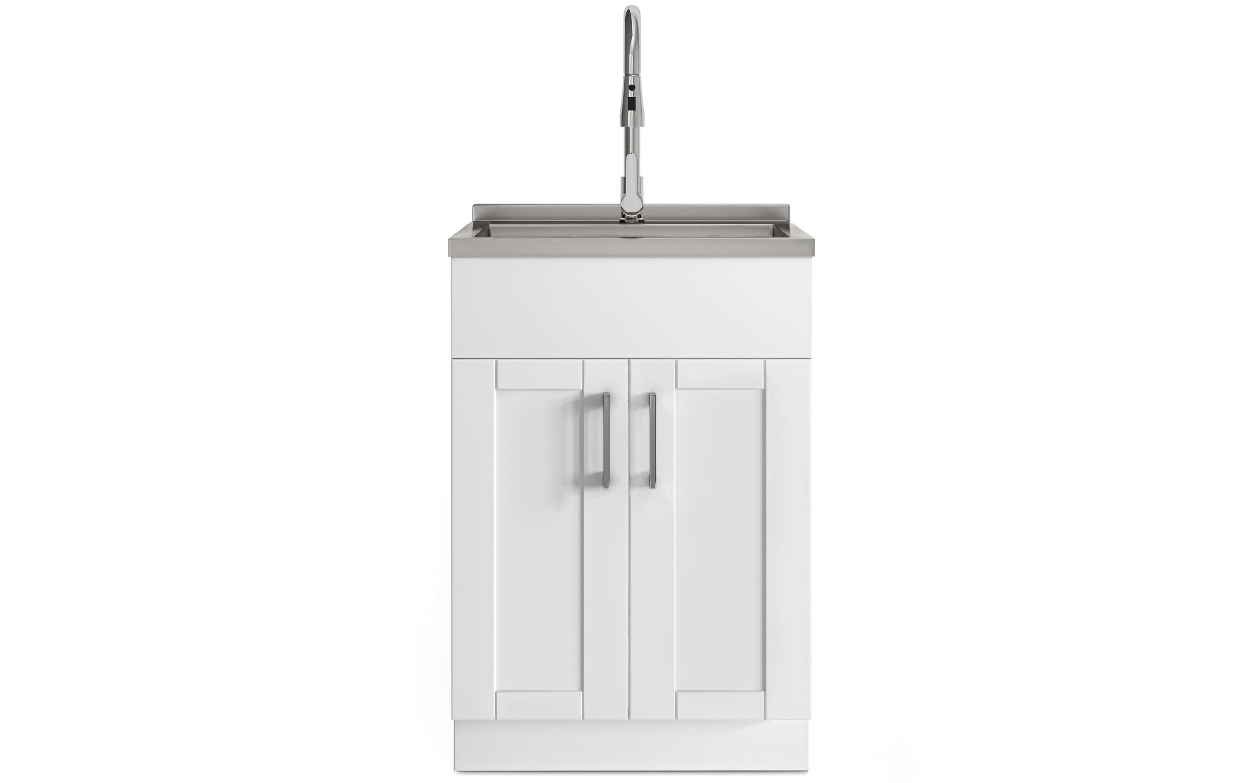 Modern Wide Shaker 24 inch Laundry Cabinet