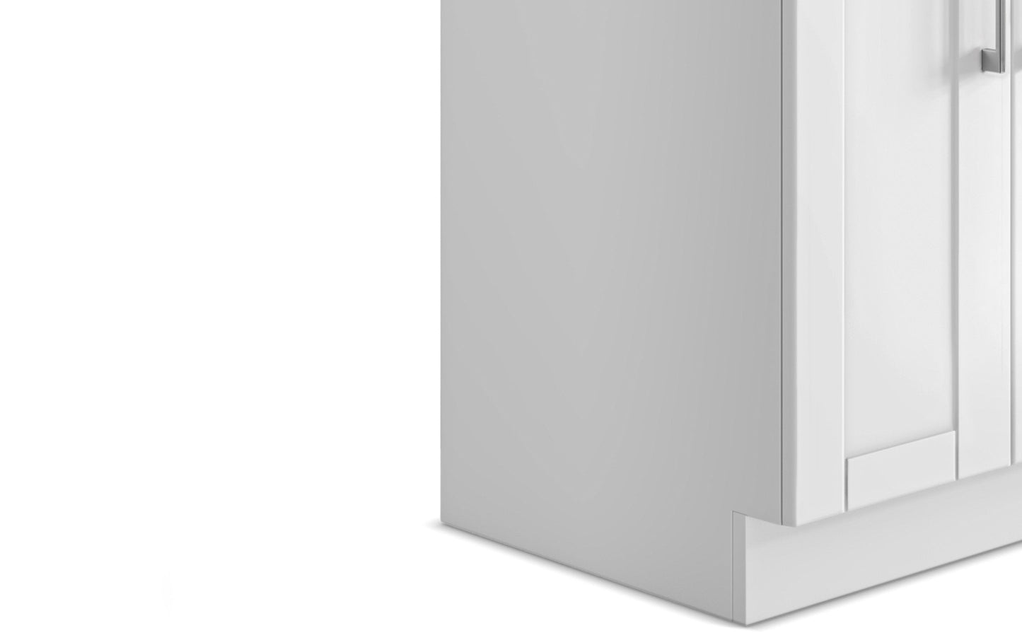 Modern Wide Shaker 24 inch Laundry Cabinet