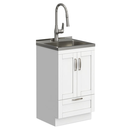 Reed All-In-One 20-inch Laundry Utility Sink and Cabinet