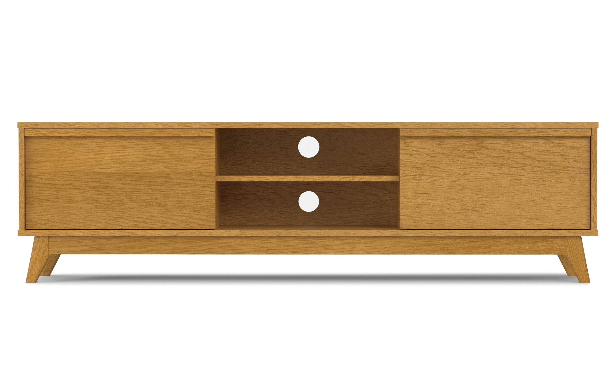 Oak Veneer | Lennon 72 inch Low TV Stand