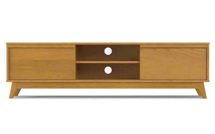 Oak Veneer | Lennon 72 inch Low TV Stand