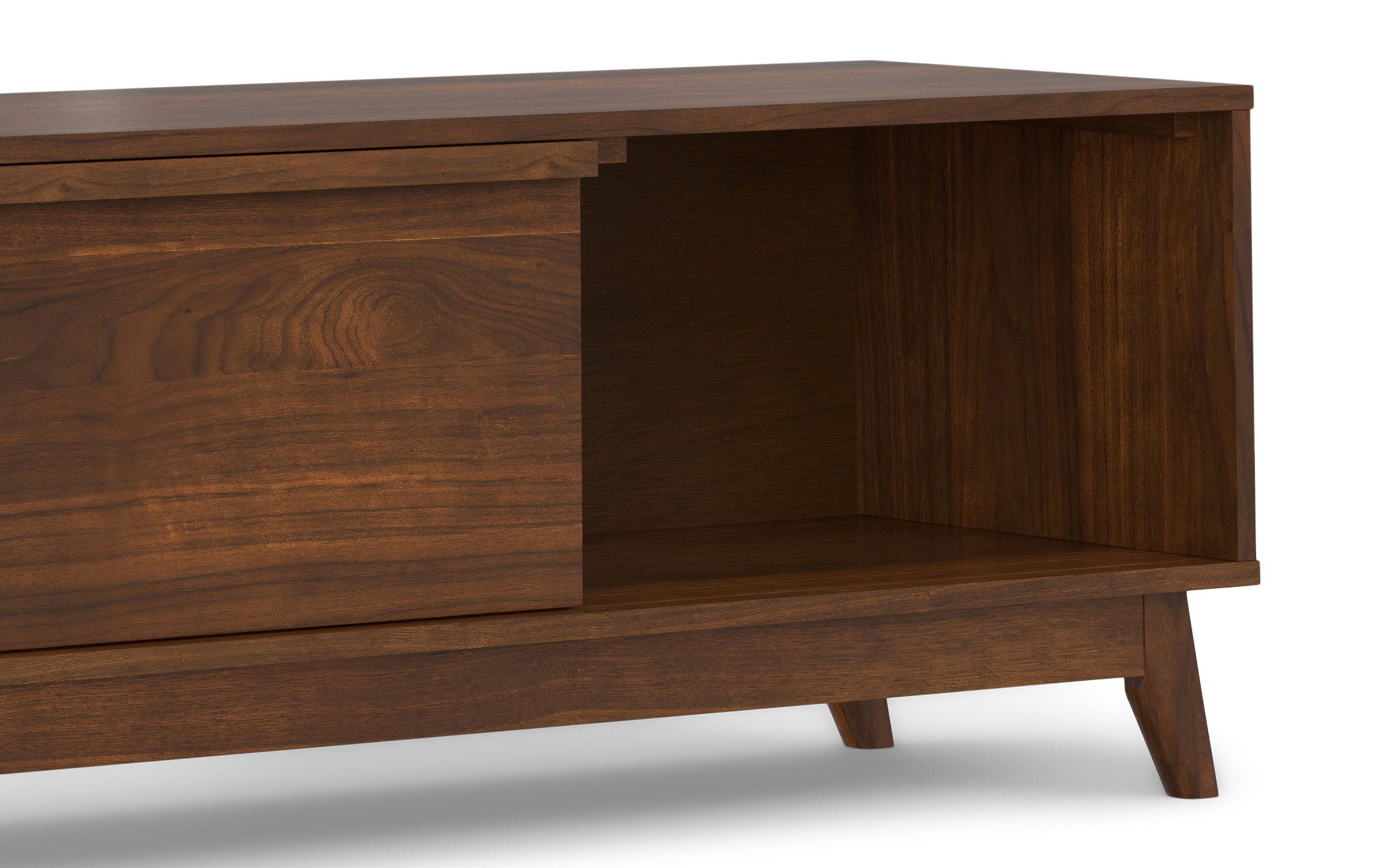 Walnut Veneer | Lennon 72 inch Low TV Stand