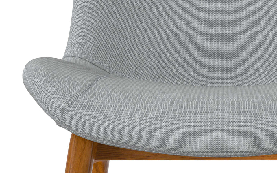 Light Grey Linen Style Fabric | Loretta Dining Chair (Set of 2)