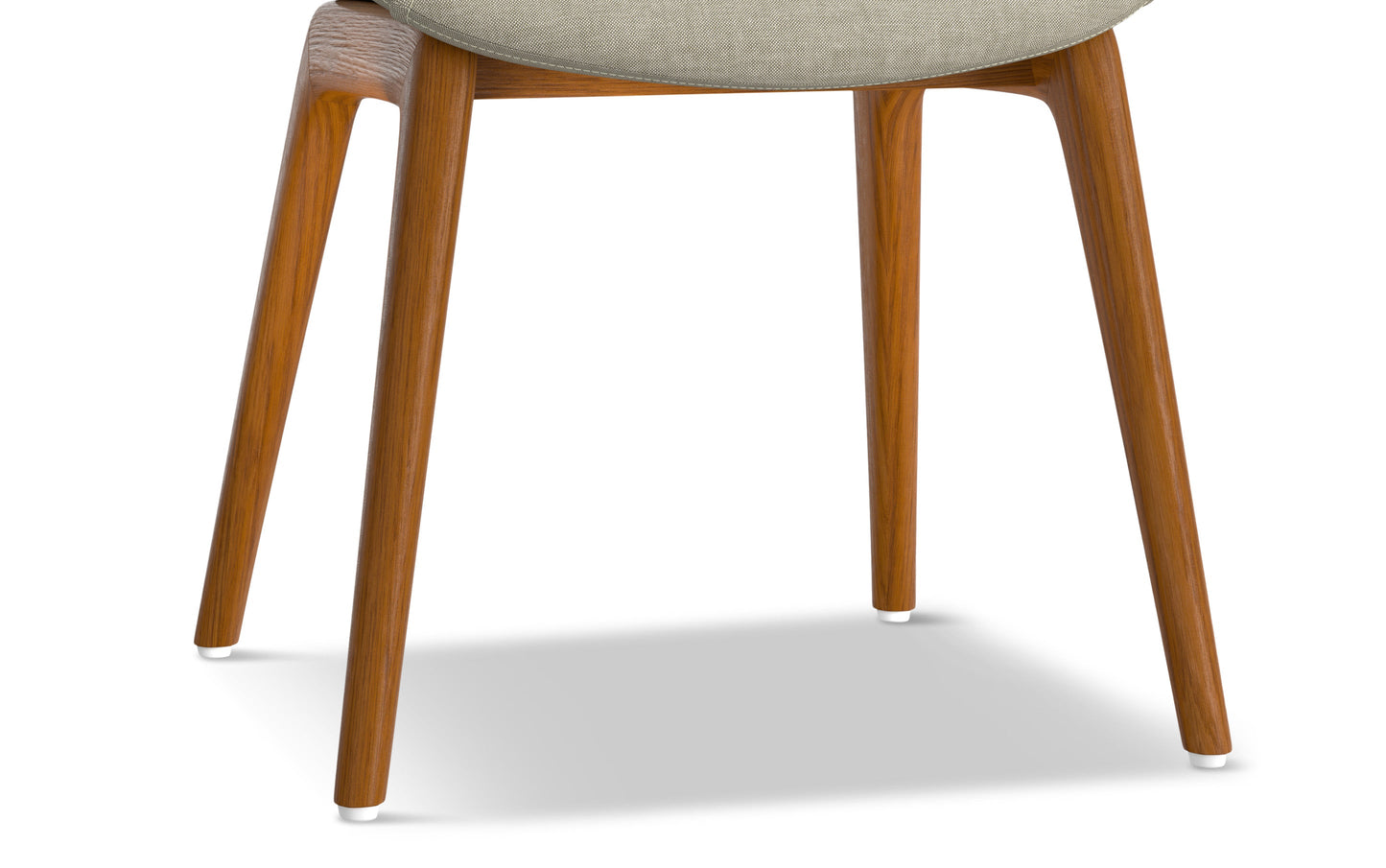 Natural Linen Style Fabric | Loretta Dining Chair (Set of 2)