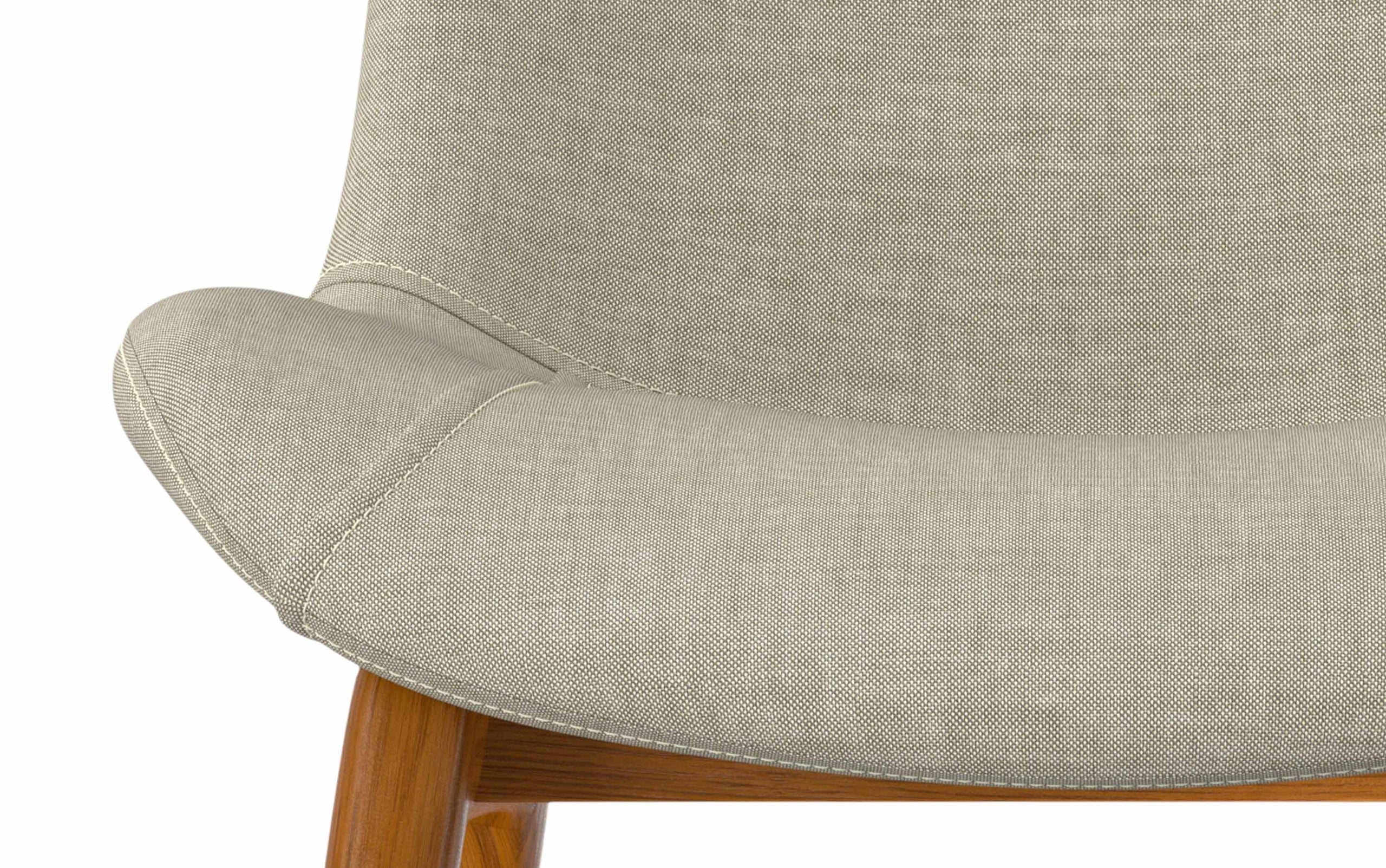 Natural Linen Style Fabric | Loretta Dining Chair (Set of 2)