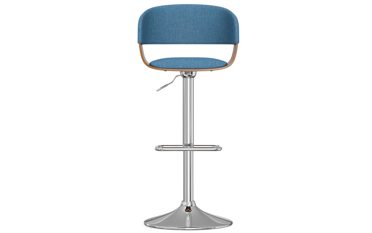 Blue Linen Style Fabric | Lowell Bar Stool