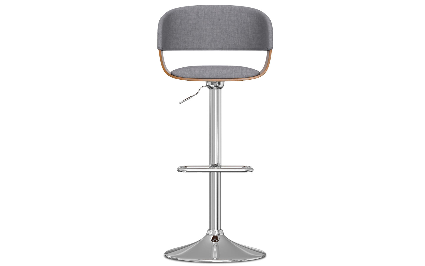 Light Grey Linen Style Fabric | Lowell Bar Stool