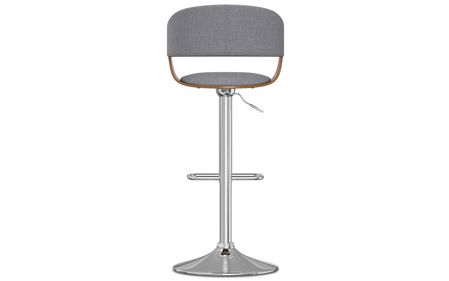 Light Grey Linen Style Fabric | Lowell Bar Stool