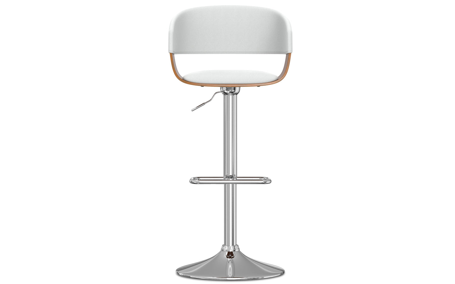 White Vegan Leather | Lowell Bar Stool