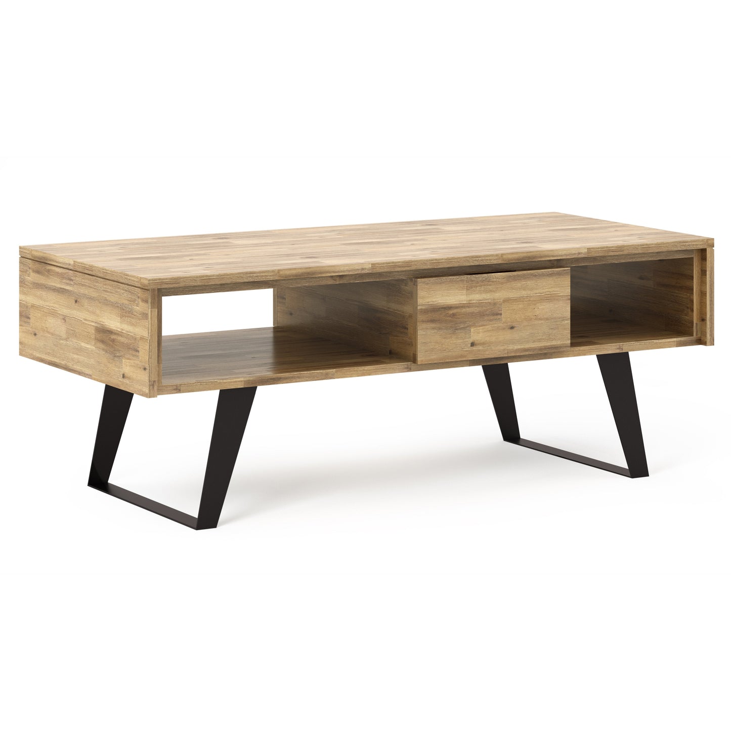 Distressed Golden Wheat Acacia | Lowry Coffee Table