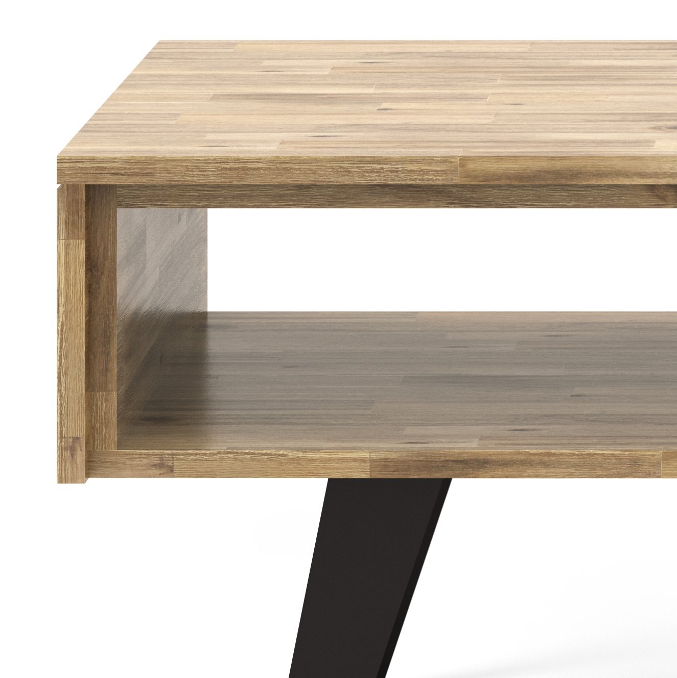 Distressed Golden Wheat Acacia | Lowry Coffee Table