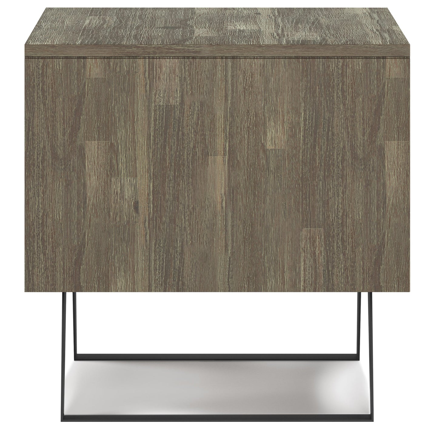 Distressed Grey Acacia | Lowry End Table