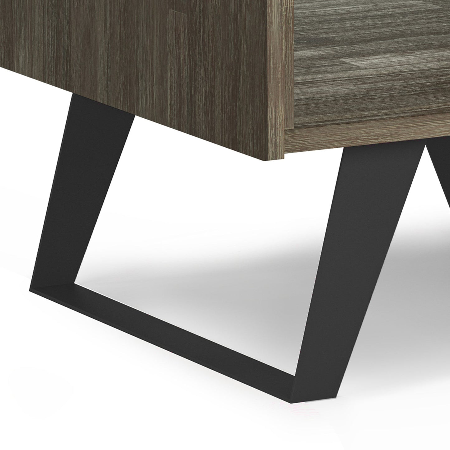 Distressed Grey Acacia | Lowry End Table