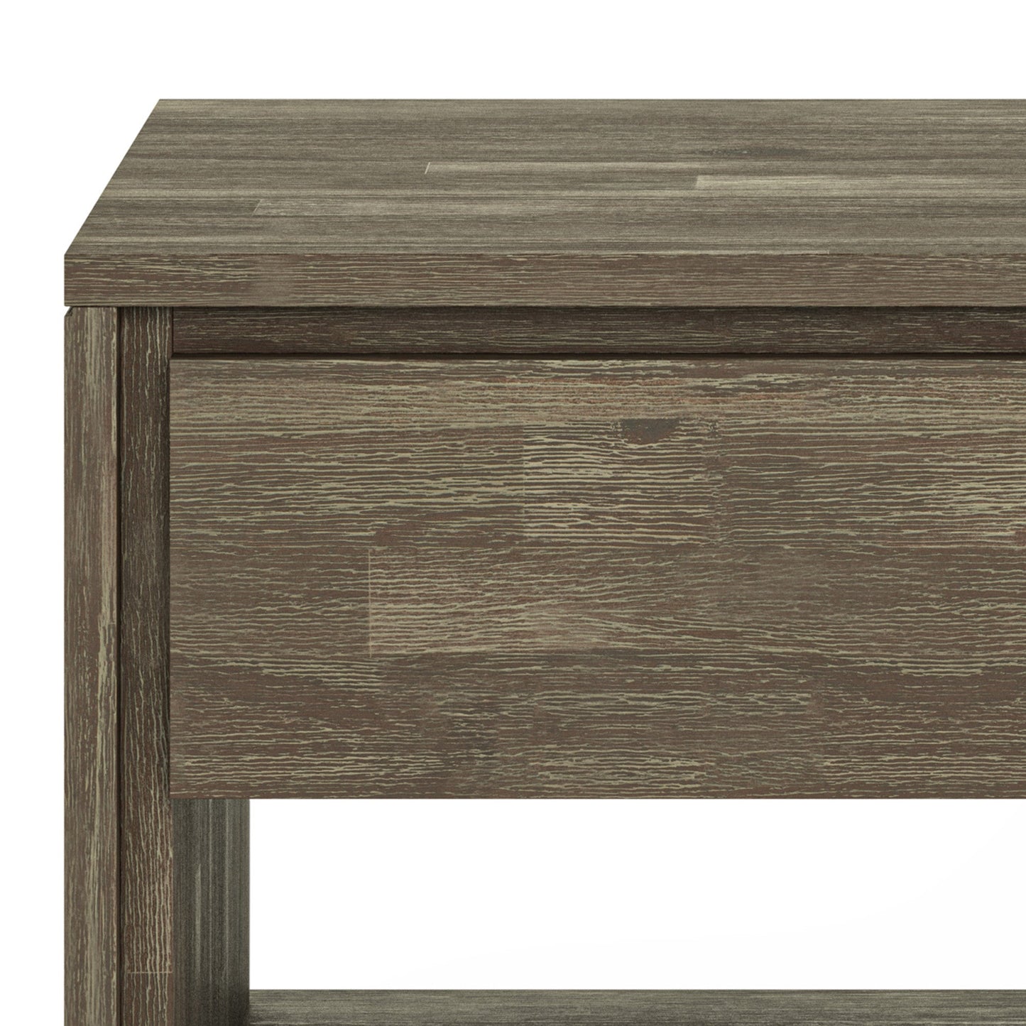 Distressed Grey Acacia | Lowry End Table