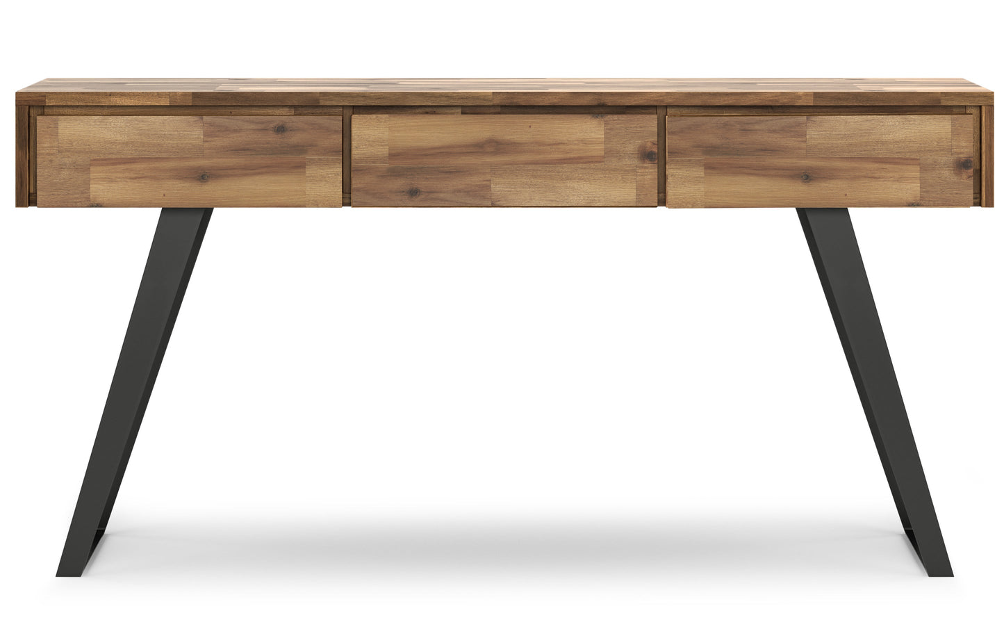 Distressed Golden Wheat Acacia | Lowry Solid Acacia Console Sofa Table