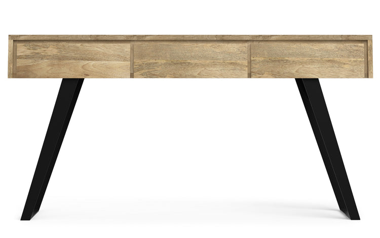 Natural Mango | Lowry Solid Mango Console Sofa Table