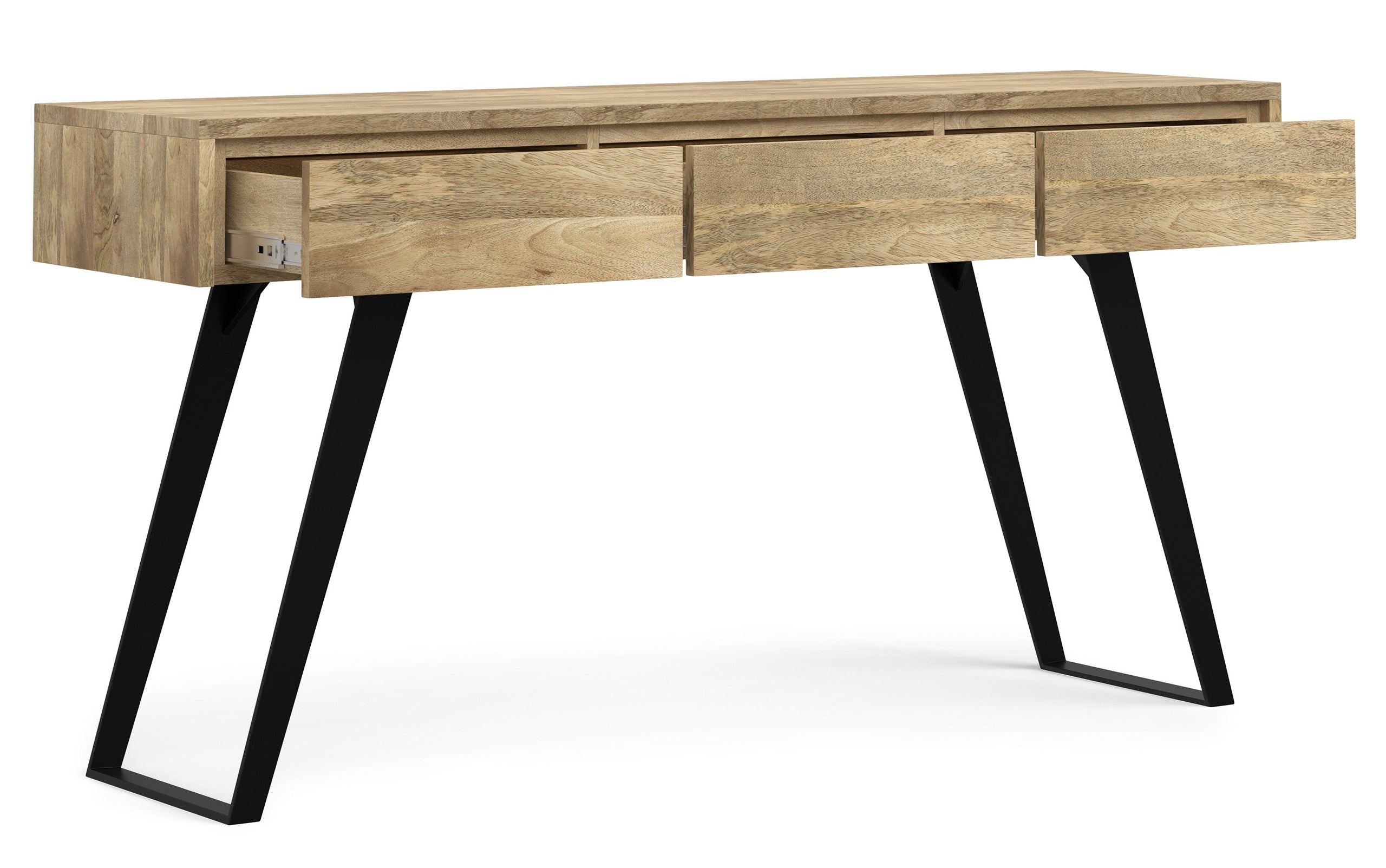 Natural Mango | Lowry Solid Mango Console Sofa Table