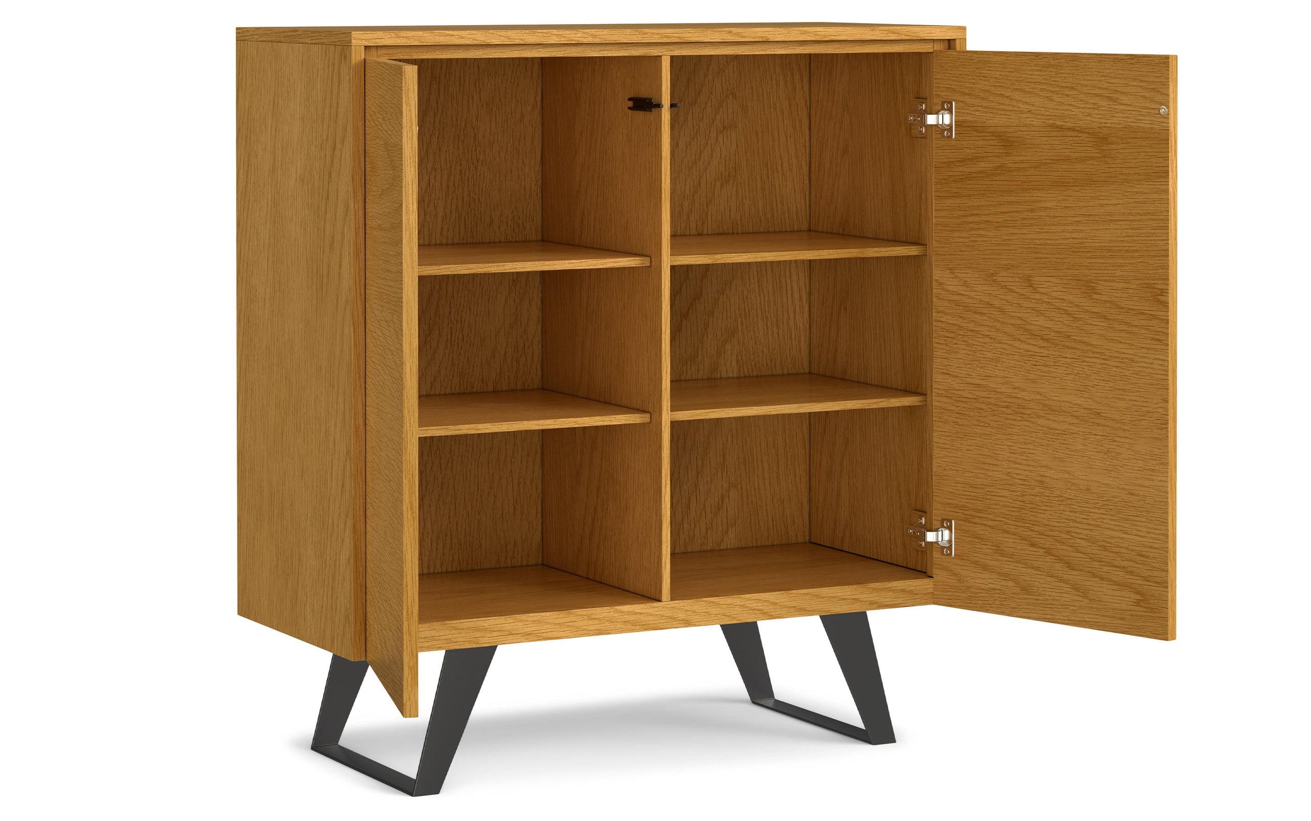 Oak Oak | Lowry Medium Storage Cabinet in Oak