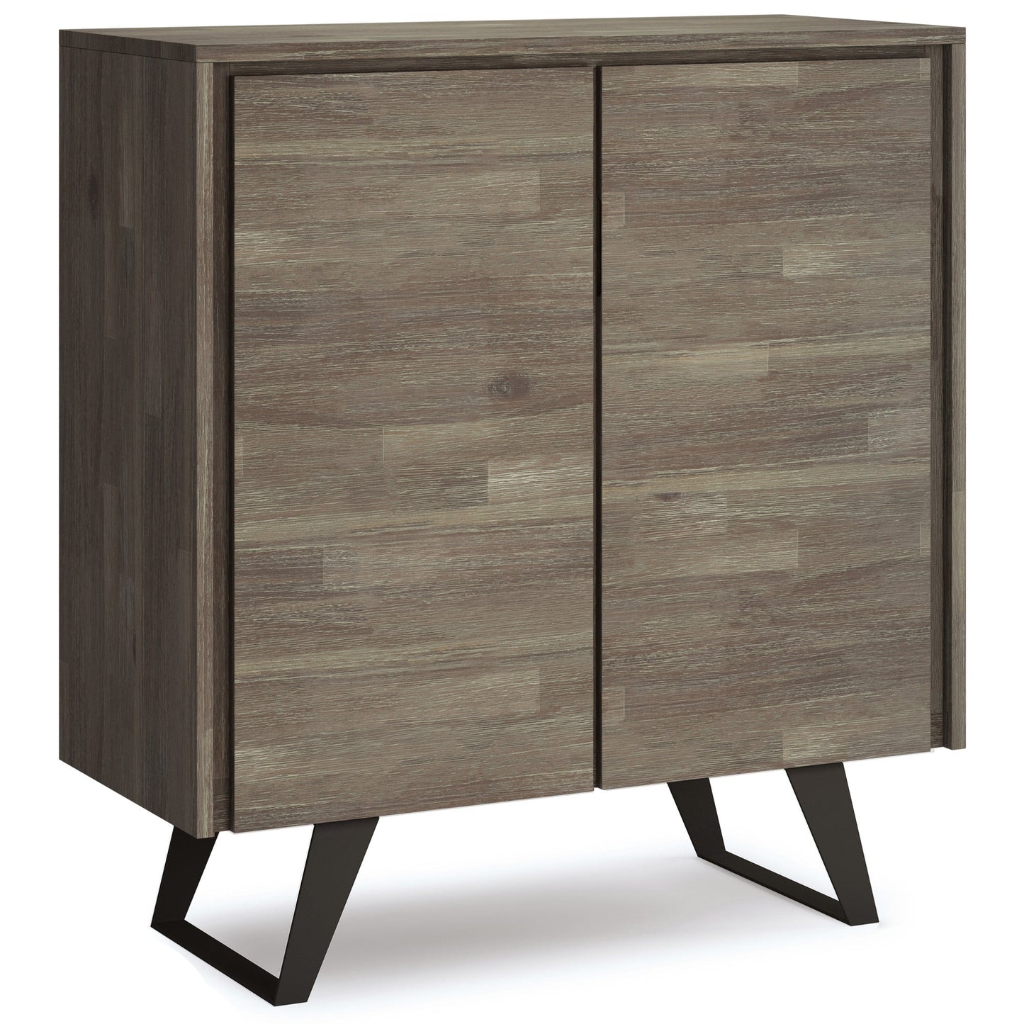 Distressed Grey Acacia | Lowry Medium Storage Cabinet