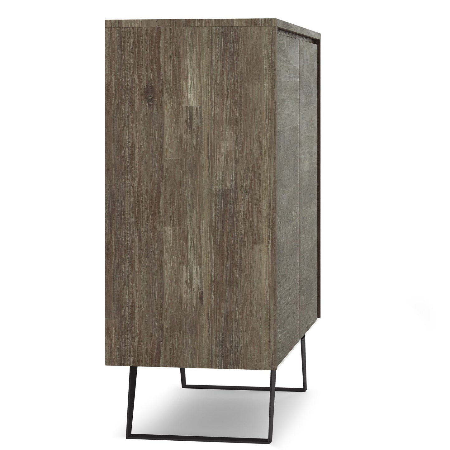 Distressed Grey Acacia | Lowry Medium Storage Cabinet