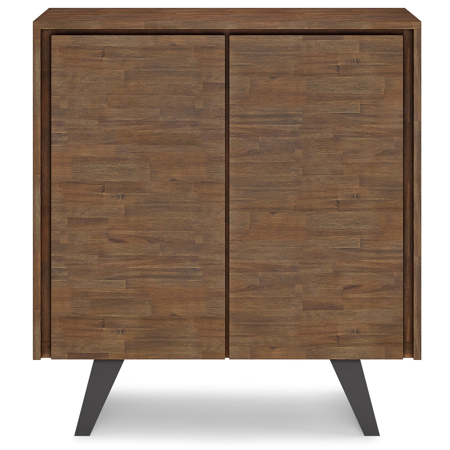 Rustic Natural Aged Brown Acacia | Lowry Medium Storage Cabinet