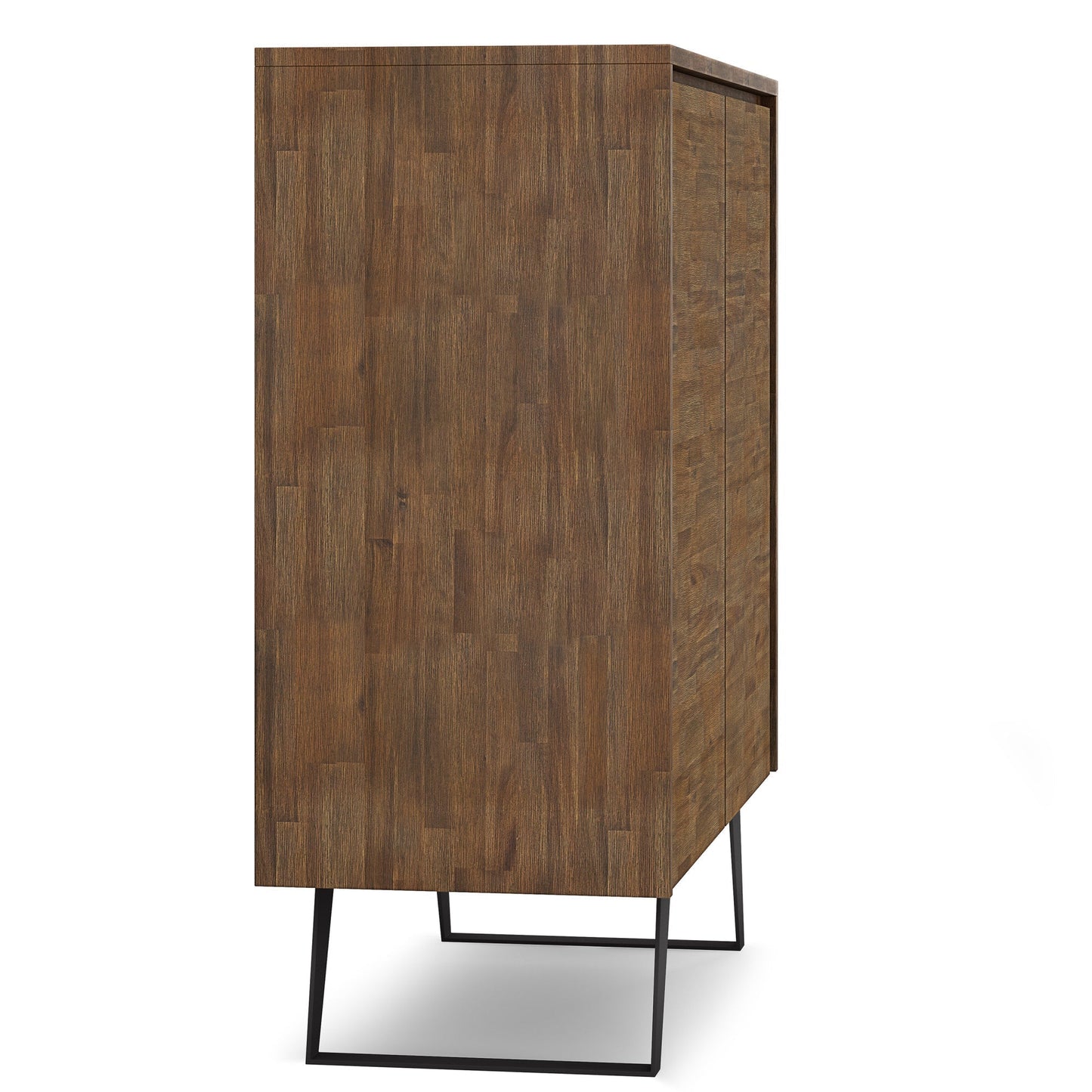 Rustic Natural Aged Brown Acacia | Lowry Medium Storage Cabinet