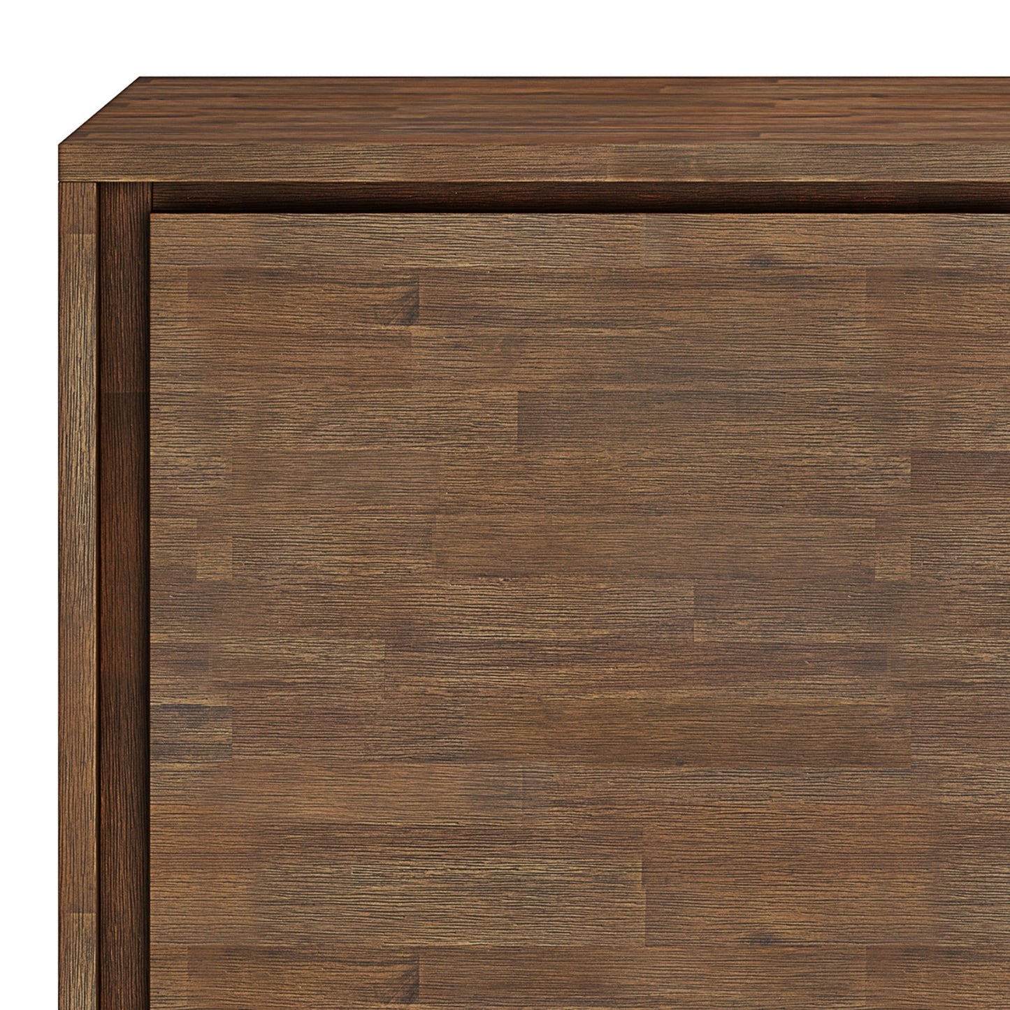 Rustic Natural Aged Brown Acacia | Lowry Medium Storage Cabinet