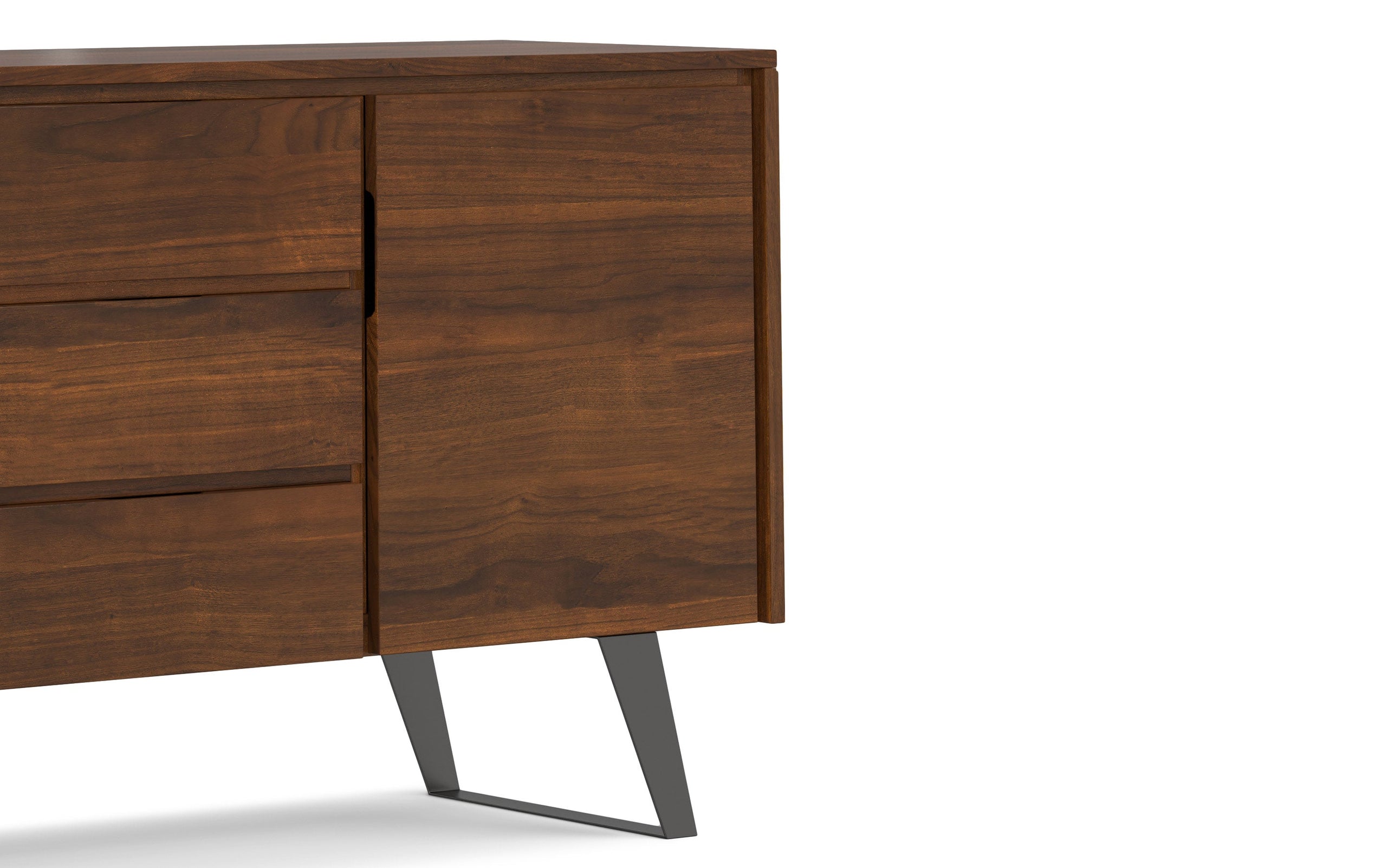 Walnut Walnut | Lowry Sideboard Buffet in Walnut