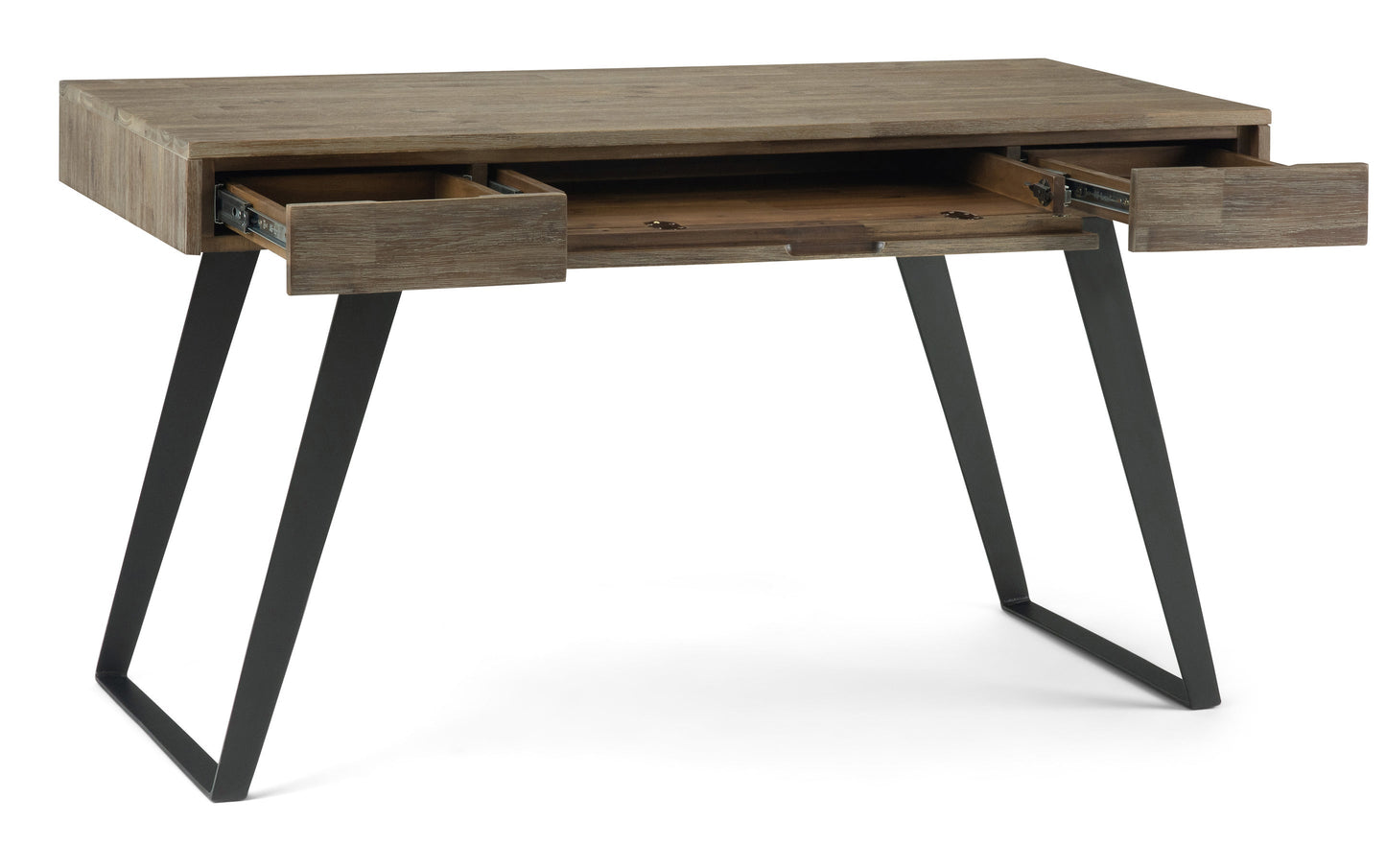 Distressed Grey Acacia | Lowry Desk