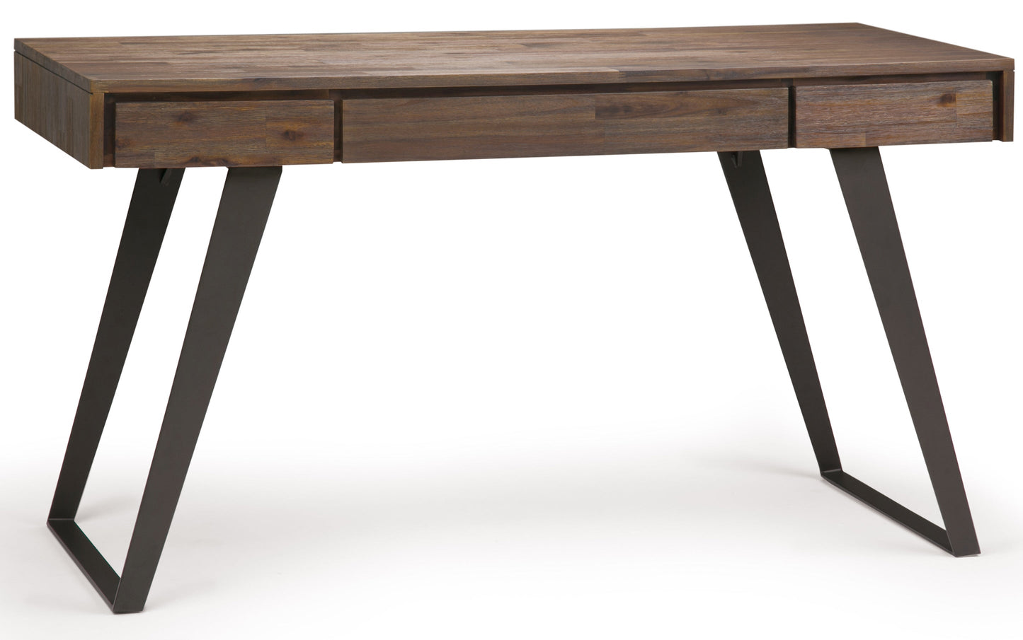 Rustic Natural Aged Brown Acacia | Lowry Desk