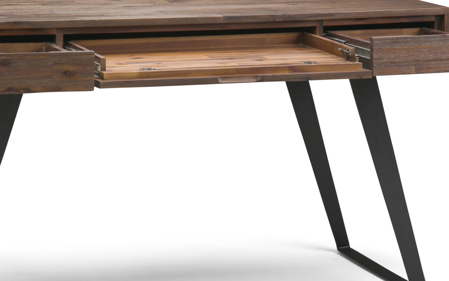 Rustic Natural Aged Brown Acacia | Lowry Desk