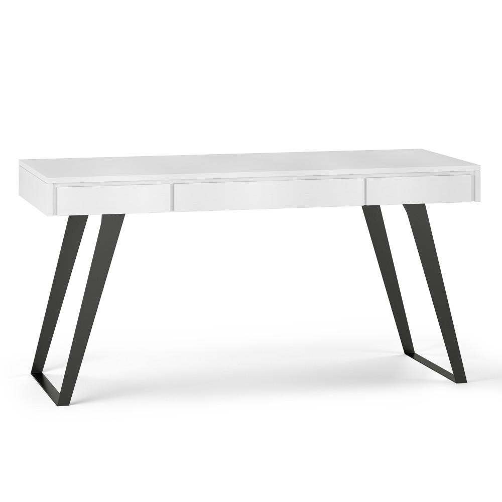 Distressed White Acacia | Lowry Desk